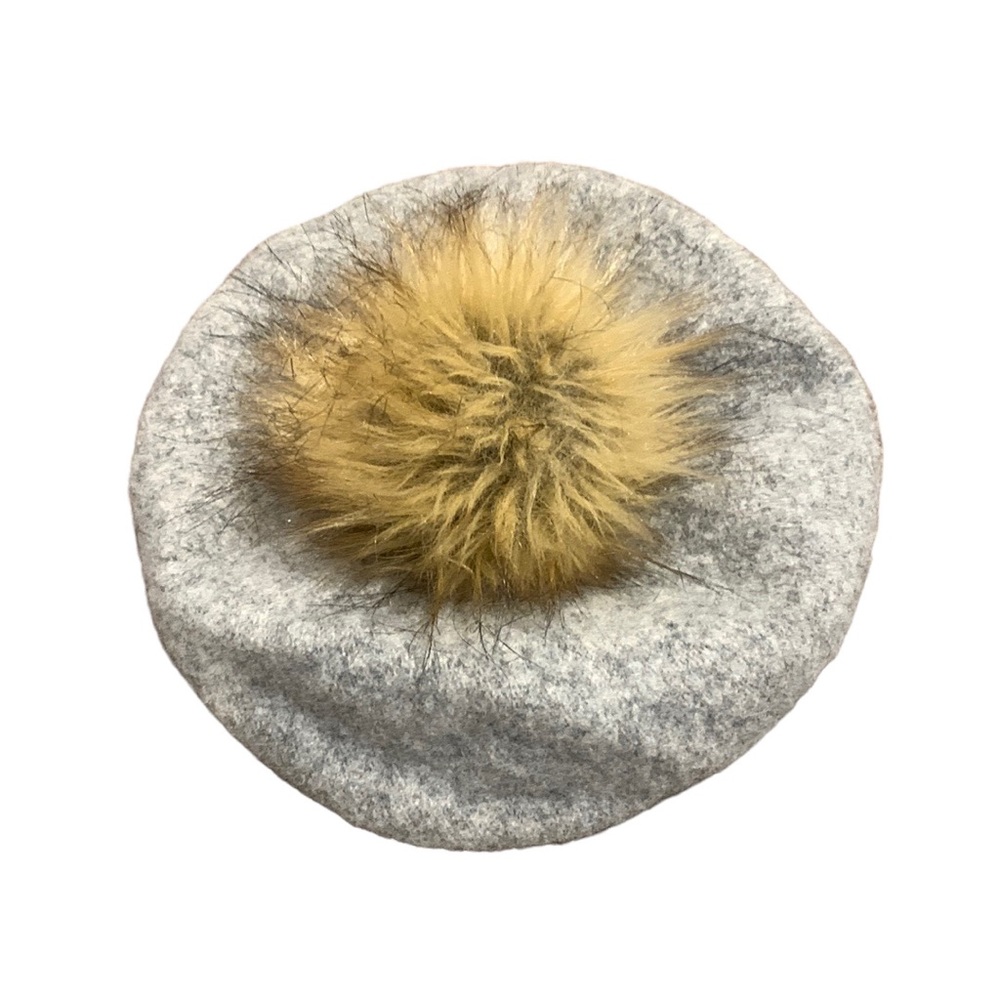 Nine West Wool Beret With Pom Pom - Picture 1 of 6